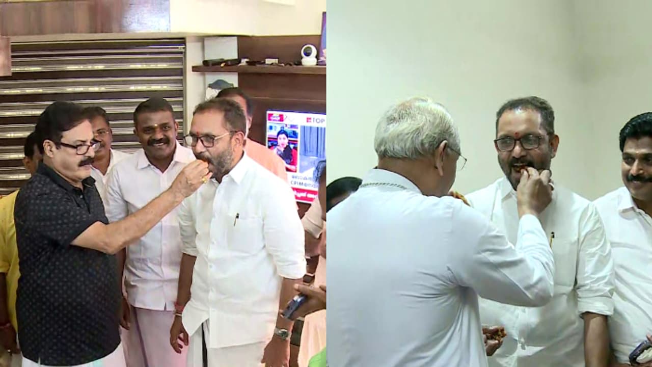 തൃശൂര് മേയറുമായും ആര്ച്ച് ബിഷപ്പുമായും കൂടിക്കാഴ്ച നടത്തി കെ സുരേന്ദ്രൻ; സ്നേഹ സന്ദര്ശനമെന്ന് പ്രതികരണം തൃശൂര് മേയറുമായും ആര്ച്ച് ബിഷപ്പുമായും കൂടിക്കാഴ്ച നടത്തി കെ സുരേന്ദ്രൻ; സ്നേഹ സന്ദര്ശനമെന്ന് പ്രതികരണം