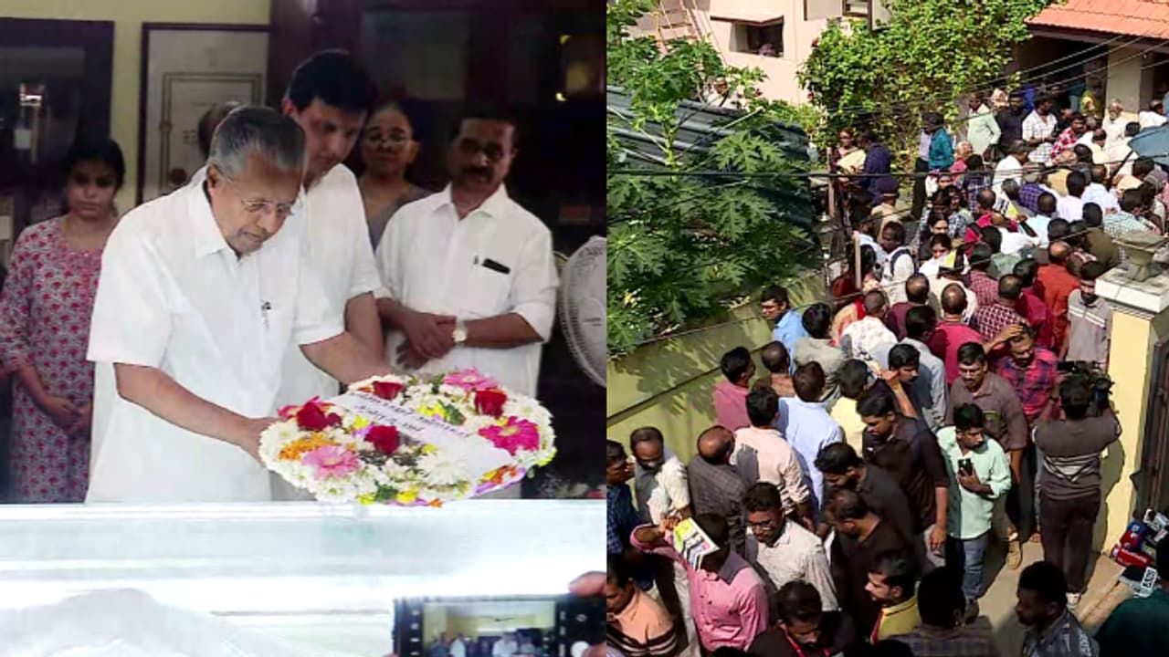 എം.ടിക്ക് വിട നൽകാനൊരുങ്ങി കേരളം, അന്ത്യാഞ്ജലി അർപ്പിച്ച് പിണറായി വിജയൻ, 'സിതാര'യിലേക്ക് ഒഴുകിയെത്തി ആയിരങ്ങൾ