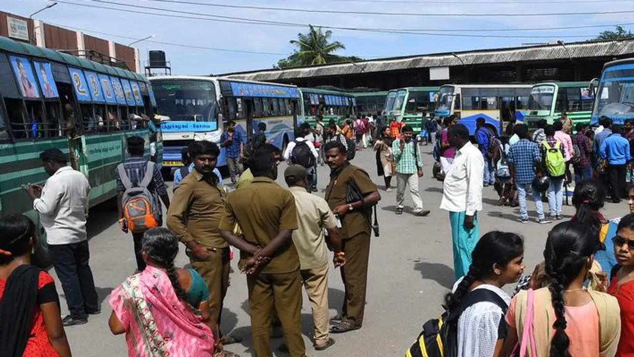 Government buses serving the common people Government buses serving the common people