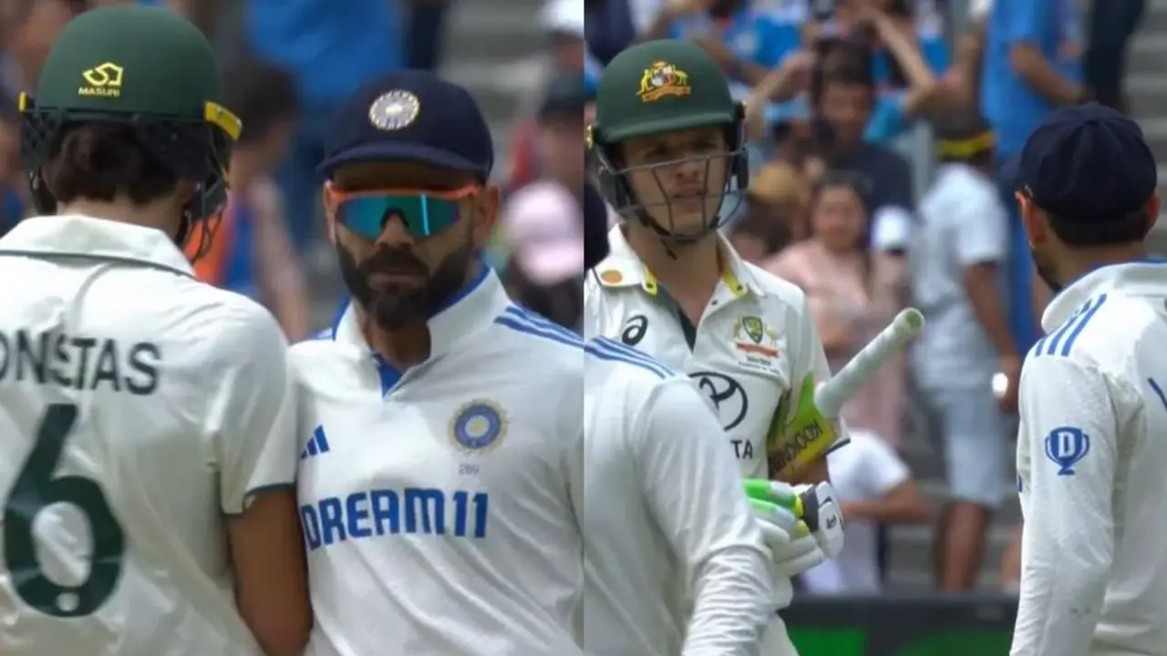 ಸ್ಯಾಮ್ ಕಾನ್ಸ್ಟಾಸ್ ಜೊತೆ ಕಿರಿಕ್, ಕೊಹ್ಲಿಗೆ ಭಾರೀ ದಂಡ ವಿಧಿಸಿದ ಐಸಿಸಿ! ಸ್ಯಾಮ್ ಕಾನ್ಸ್ಟಾಸ್ ಜೊತೆ ಕಿರಿಕ್, ಕೊಹ್ಲಿಗೆ ಭಾರೀ ದಂಡ ವಿಧಿಸಿದ ಐಸಿಸಿ!