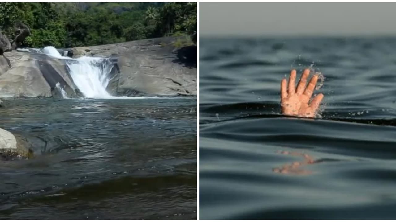 കുടുംബത്തോടൊപ്പം ആഢ്യൻപാറയിലെത്തിയ നാല് വയസുകാരൻ വെള്ളച്ചാട്ടത്തിലേയ്ക്ക് വീണു; രക്ഷകനായി ലൈഫ് ​ഗാർഡ് 