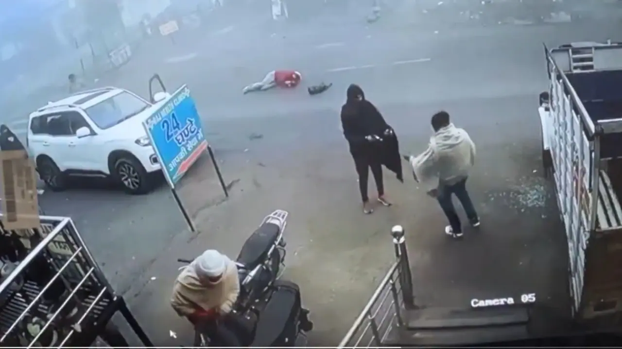 Masked men open fire outside gym in Haryana; 2 dead, 1 critically injured; chilling video emerges (WATCH) Masked men open fire outside gym in Haryana; 2 dead, 1 critically injured; chilling video emerges (WATCH)