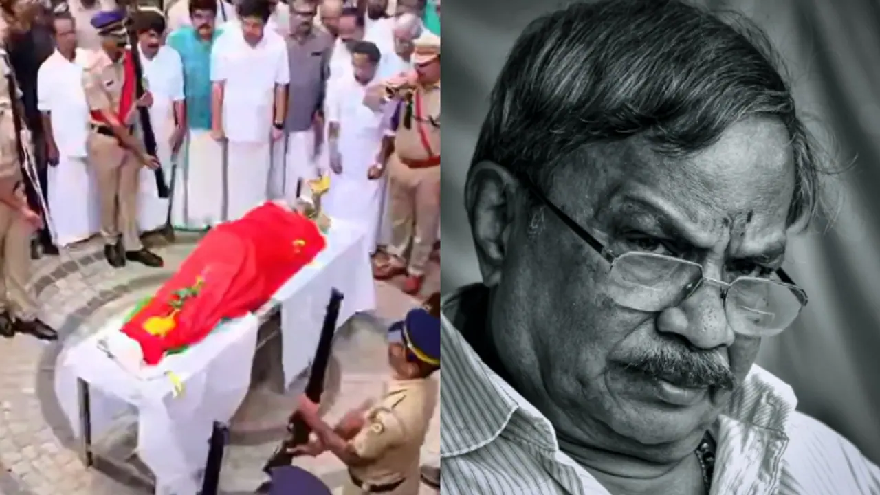 Mortal remains of Malayalam literary giant MT Vasudevan Nair consigned to flames with full state honours Mortal remains of Malayalam literary giant MT Vasudevan Nair consigned to flames with full state honours