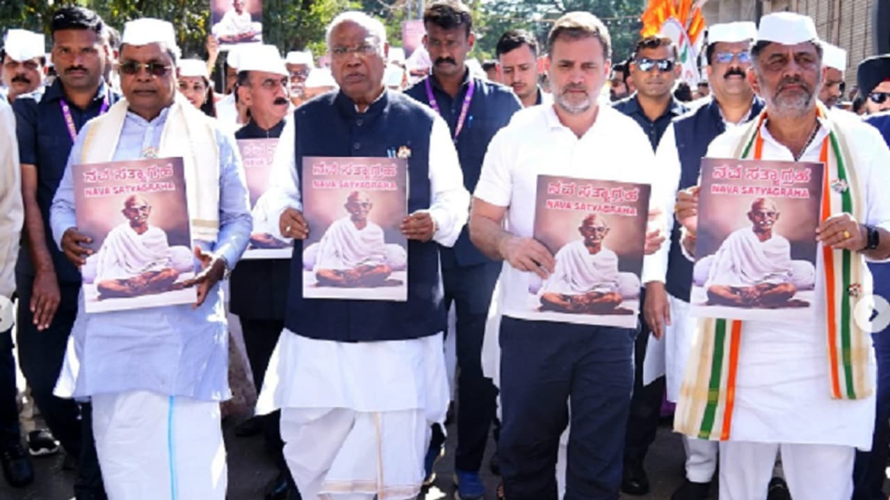 ಕೇಂದ್ರ ಸರ್ಕಾರ ವಿರುದ್ಧ ಗಾಂಧಿ ಮಾರ್ಗದ ಕಾಂಗ್ರೆಸ್‌ ‘ನವ ಸತ್ಯಾಗ್ರಹ’ ಜನಾಂದೋಲನ