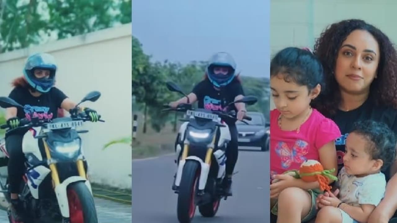 'മുന്‍പ് സോളോ ട്രിപ്പൊക്കെ പോയിരുന്നതാണ്'; വീണ്ടും ബൈക്ക് ഓടിച്ച സന്തോഷത്തിൽ പേളി മാണി