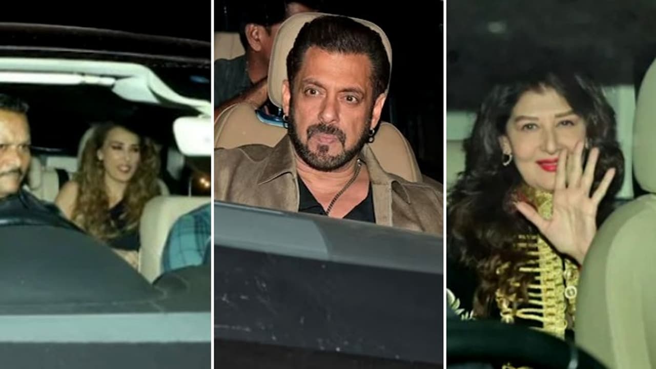 Salman Khan's 59th birthday: Arbaaz Khan, Iulia Vantur, Sangeeta Bijlani, and others attend party Salman Khan's 59th birthday: Arbaaz Khan, Iulia Vantur, Sangeeta Bijlani, and others attend party