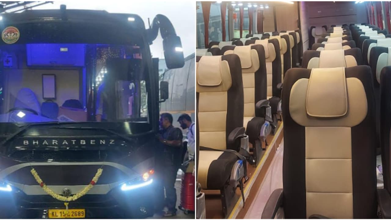 ടിക്കറ്റ് നിരക്ക് കുറച്ചു, കൂടുതൽ സീറ്റുകൾ, എസ്കലേറ്റർ ഒഴിവാക്കി; നവകേരള ബസ് റീലോഡഡ്, കോഴിക്കോടെത്തിച്ചു ടിക്കറ്റ് നിരക്ക് കുറച്ചു, കൂടുതൽ സീറ്റുകൾ, എസ്കലേറ്റർ ഒഴിവാക്കി; നവകേരള ബസ് റീലോഡഡ്, കോഴിക്കോടെത്തിച്ചു