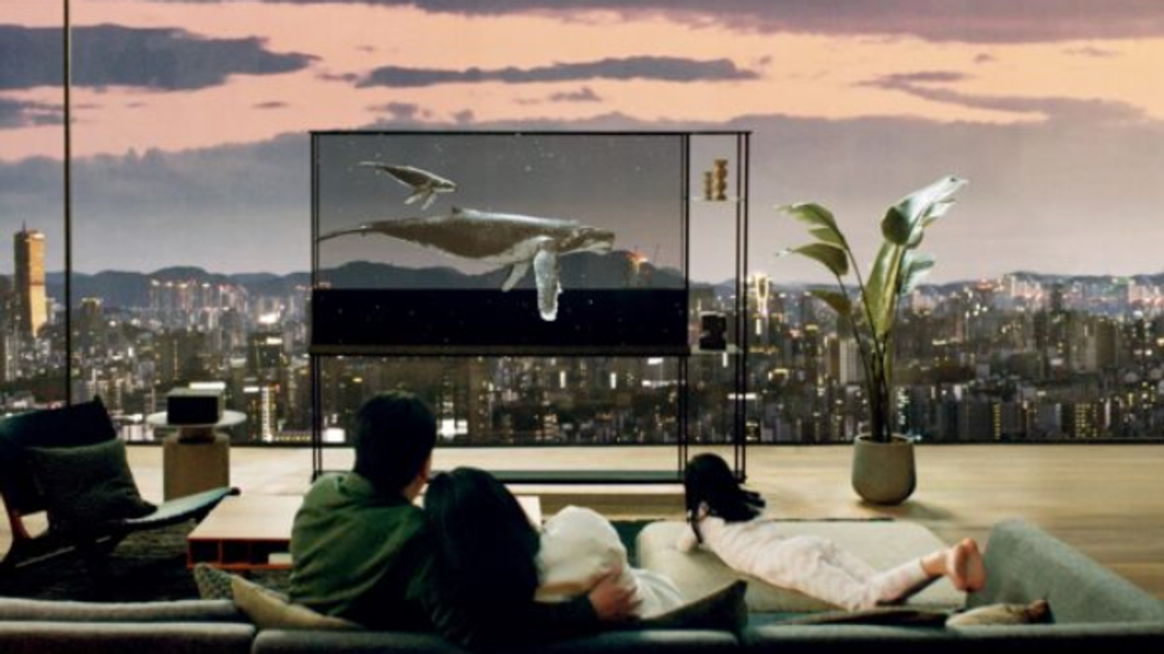 LG unveils world's first transparent TV | It's price will SHOCK you