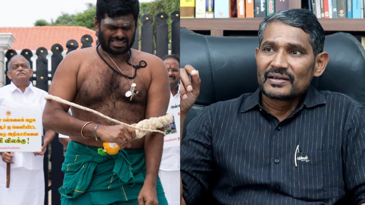  ஓட்டுப்பிச்சை எடுப்பதற்காக இப்படி! அண்ணாமலை செயல்பாடு அநாகரீகமானது! வன்னி அரசு விளாசல்!