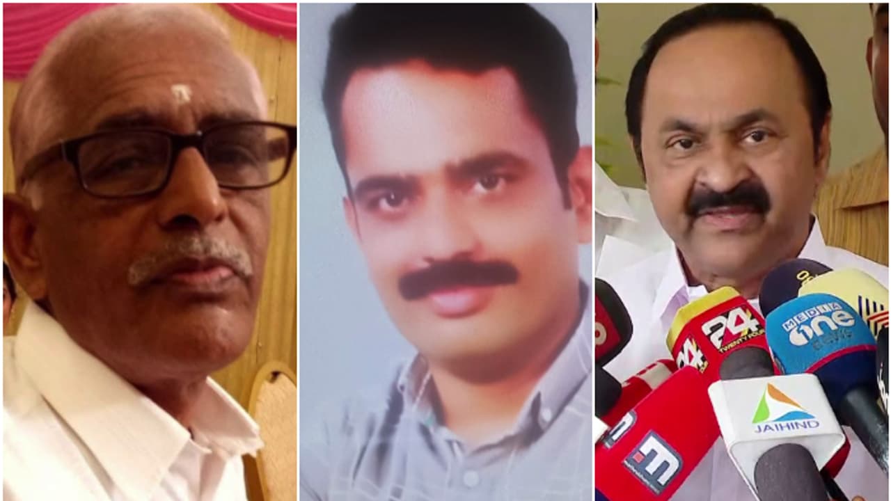 കോൺഗ്രസ് നേതാവിന്റെയും മകൻ്റേയും ആത്മഹത്യ; പരാതി കിട്ടിയതായി അറിയില്ല, ഏതന്വേഷണവും നടത്തിക്കോട്ടെ: വിഡി സതീശൻ കോൺഗ്രസ് നേതാവിന്റെയും മകൻ്റേയും ആത്മഹത്യ; പരാതി കിട്ടിയതായി അറിയില്ല, ഏതന്വേഷണവും നടത്തിക്കോട്ടെ: വിഡി സതീശൻ