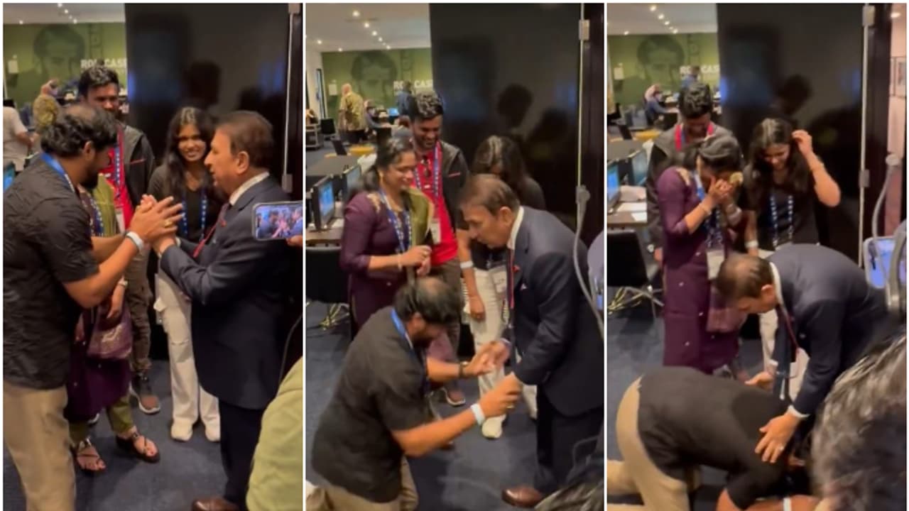 ಸುನಿಲ್ ಗವಾಸ್ಕರ್ ಪಾದಕ್ಕೆರಗಿದ ಸೆಂಚುರಿ ಸ್ಟಾರ್ ನಿತೀಶ್ ರೆಡ್ಡಿ ತಂದೆ, ಭಾವುಕ ಕ್ಷಣದ ವಿಡಿಯೋ!