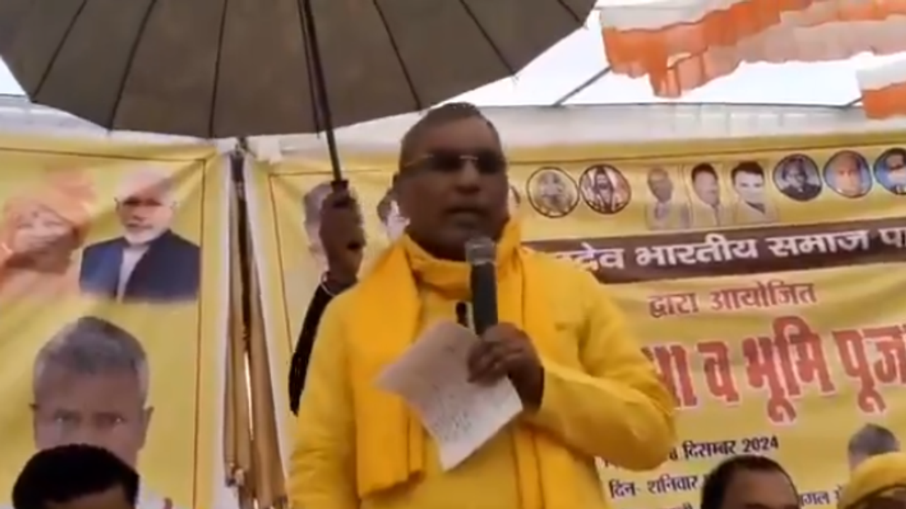 'Lord Hanuman was born in Rajbhar caste': OP Rajbhar's remarks in UP stoke controversy (WATCH)