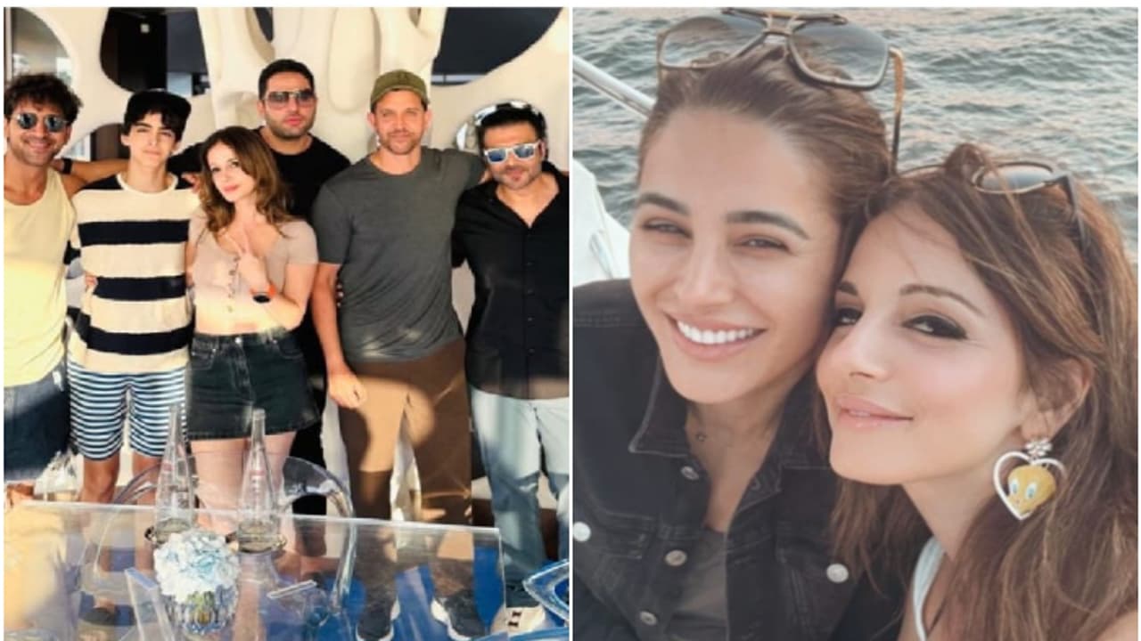 Hrithik Roshan joins Sussanne Khan, her BF Arslan Goni and others for Dubai trip [PHOTOS]