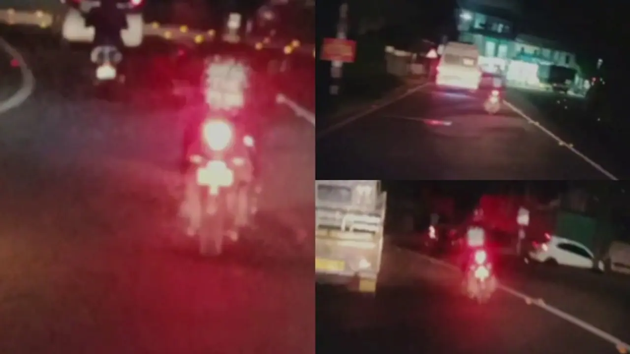 ആംബുലൻസിനു മുന്നിലെ സാഹസിക പ്രകടനം ; നടപടിയെടുത്ത് മോട്ടോർ വാഹന വകുപ്പ് ആംബുലൻസിനു മുന്നിലെ സാഹസിക പ്രകടനം ; നടപടിയെടുത്ത് മോട്ടോർ വാഹന വകുപ്പ്