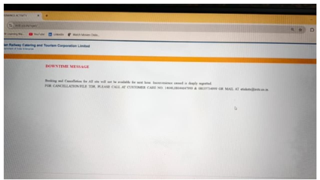 പുതുവർഷത്തിന് തൊട്ട് മുമ്പ് തകർന്ന് അടിഞ്ഞ് ഐആർസിടിസി വെബ്സൈറ്റും മൊബൈൽ ആപ്ലിക്കേഷനും