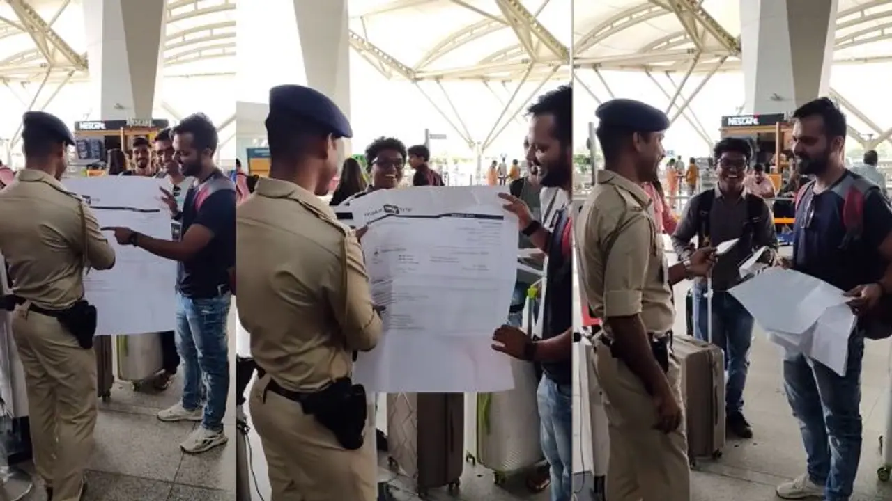 ನೀವೂ ಹೀಗೆ ಮಾಡಿದ್ದೀರಾ? ನಕ್ಕು ನಕ್ಕು ಸುಸ್ತಾದ ಏರ್ಪೋರ್ಟ್ ಸಿಬ್ಬಂದಿ, ಇದುವೇ ಫ್ರೆಂಡ್ಶಿಪ್ ಎಂದ್ರು ಜನ ನೀವೂ ಹೀಗೆ ಮಾಡಿದ್ದೀರಾ? ನಕ್ಕು ನಕ್ಕು ಸುಸ್ತಾದ ಏರ್ಪೋರ್ಟ್ ಸಿಬ್ಬಂದಿ, ಇದುವೇ ಫ್ರೆಂಡ್ಶಿಪ್ ಎಂದ್ರು ಜನ