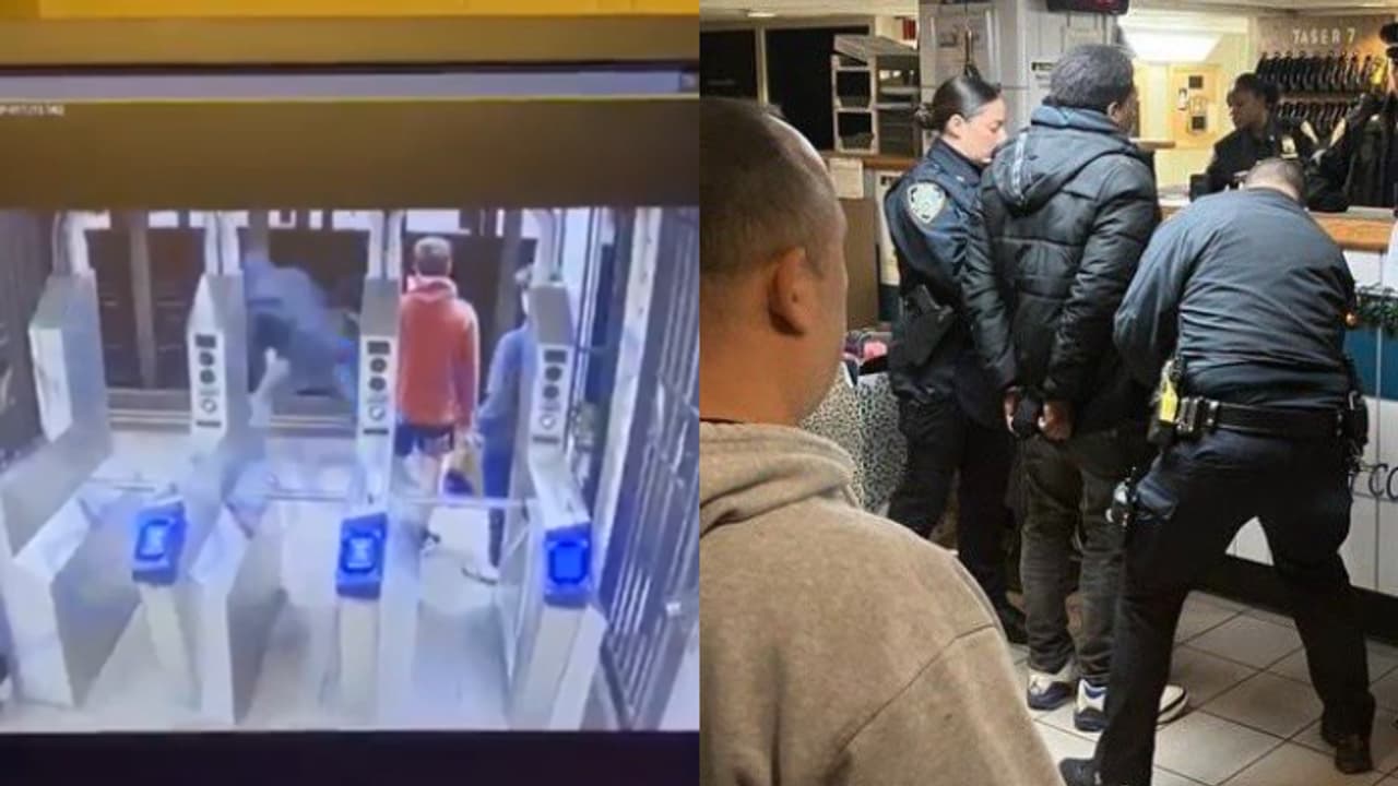 Man pushed onto subway tracks in Manhattan, disturbing incident caught on camera (WATCH) Man pushed onto subway tracks in Manhattan, disturbing incident caught on camera (WATCH)