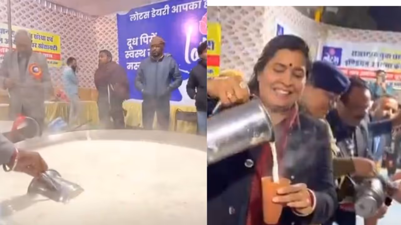 ಬೆಂಗಳೂರಲ್ಲಿ ಹುಡುಗೀರು ಆಲ್ಕೋಹಾಲ್ ಕುಡುದು ಹೊಸ ವರ್ಷ ಸಂಭ್ರಮಿಸಿದರೆ, ಜೈಪುರದಲ್ಲಿ ಹಾಲು ಕುಡಿದು ಸ್ವಾಗತ