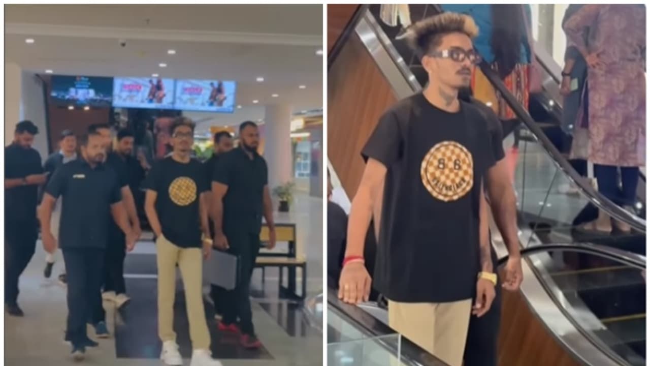 അര ഡസൻ ബൗൺസർമാരുമായി മാളിലെത്തി 'ഷോ', ഇൻസ്റ്റ താരത്തിനെതിരെ നടപടി, റോഡിൽ നോട്ട് എറിഞ്ഞതുൾപ്പെടെ വേറെയും കേസുകൾ അര ഡസൻ ബൗൺസർമാരുമായി മാളിലെത്തി 'ഷോ', ഇൻസ്റ്റ താരത്തിനെതിരെ നടപടി, റോഡിൽ നോട്ട് എറിഞ്ഞതുൾപ്പെടെ വേറെയും കേസുകൾ