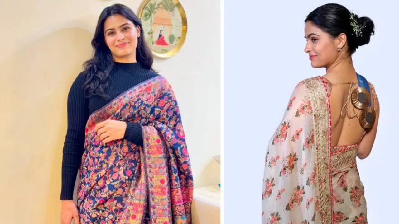 shooter Manu Bhaker latest Ethnic Look shooter Manu Bhaker latest Ethnic Look