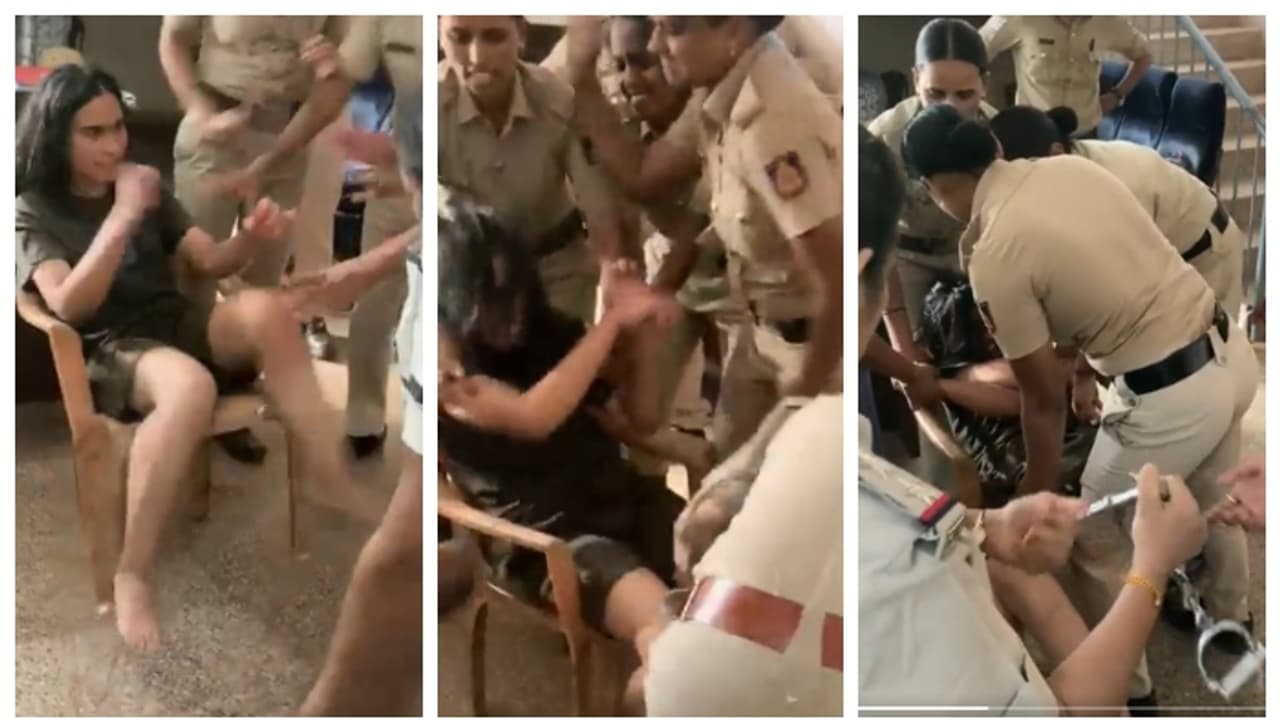 'കലിപ്പ് ഡാ...'; മദ്യപിച്ച യുവതി വനിതാ പോലീസ് ഉദ്യോഗസ്ഥരെ ചവിട്ടുന്ന വീഡിയോ വൈറൽ 'കലിപ്പ് ഡാ...'; മദ്യപിച്ച യുവതി വനിതാ പോലീസ് ഉദ്യോഗസ്ഥരെ ചവിട്ടുന്ന വീഡിയോ വൈറൽ