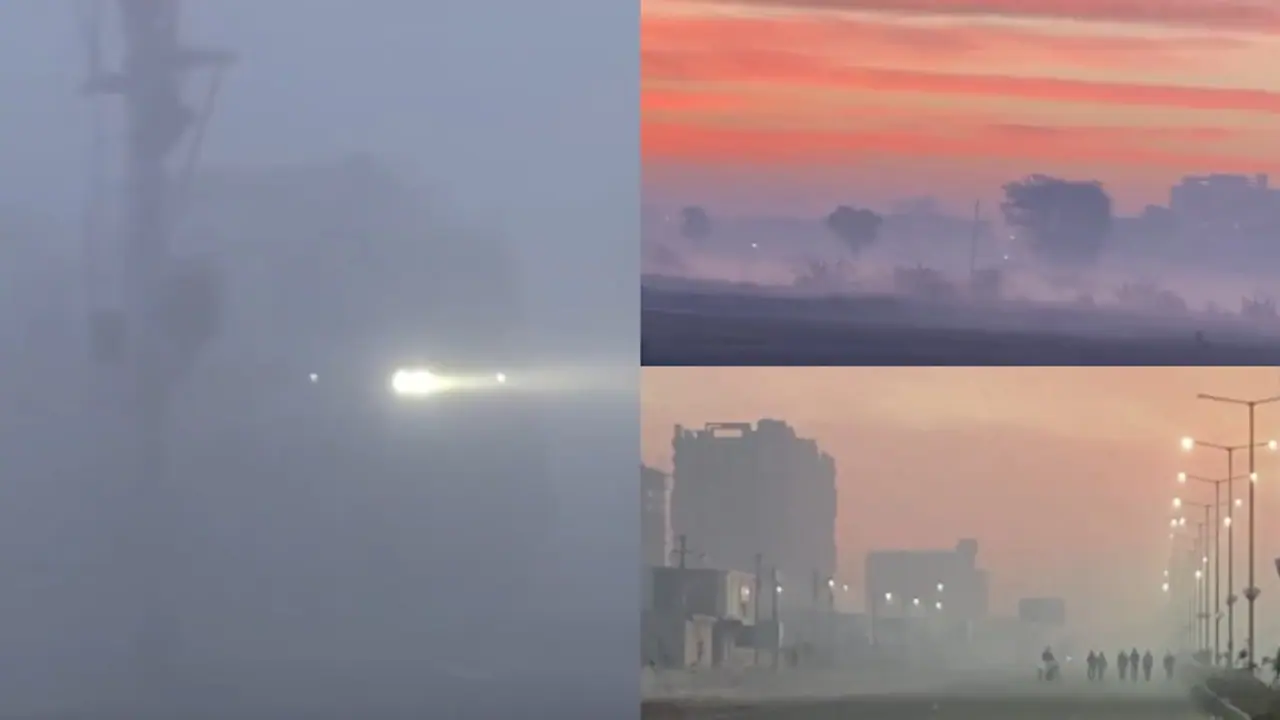 'മഞ്ഞിൽ കുളിച്ച് താജ്മഹൽ' ; ഉത്തരേന്ത്യൻ സംസ്ഥാനങ്ങളി‍ൽ ഇടതൂർന്ന മൂടൽ മഞ്ഞ് തുടരുന്നു