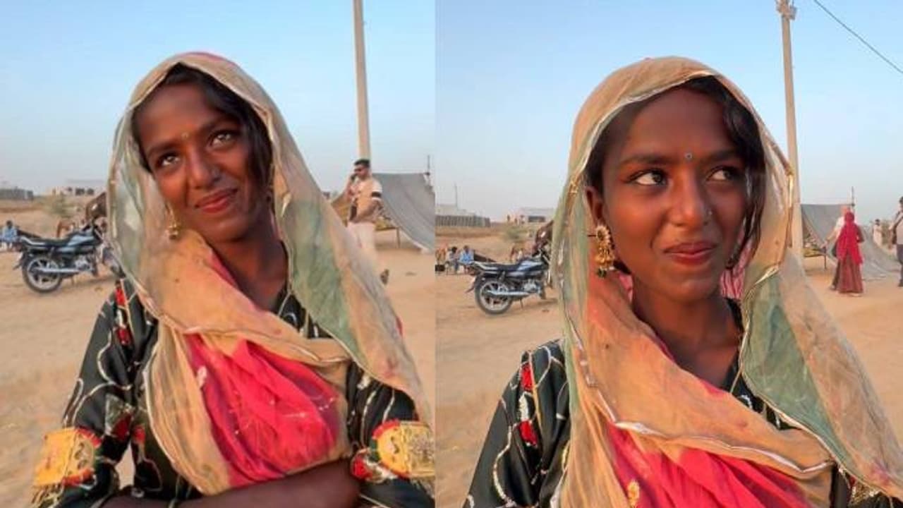 അയ്യോ എന്തൊരു സുന്ദരി, എന്ത് മനോഹരമാണാ ചിരി; രാജസ്ഥാനി പെൺകുട്ടിയുടെ വീഡിയോ കണ്ട് കണ്ണെടുക്കാതെ നെറ്റിസൺസ്