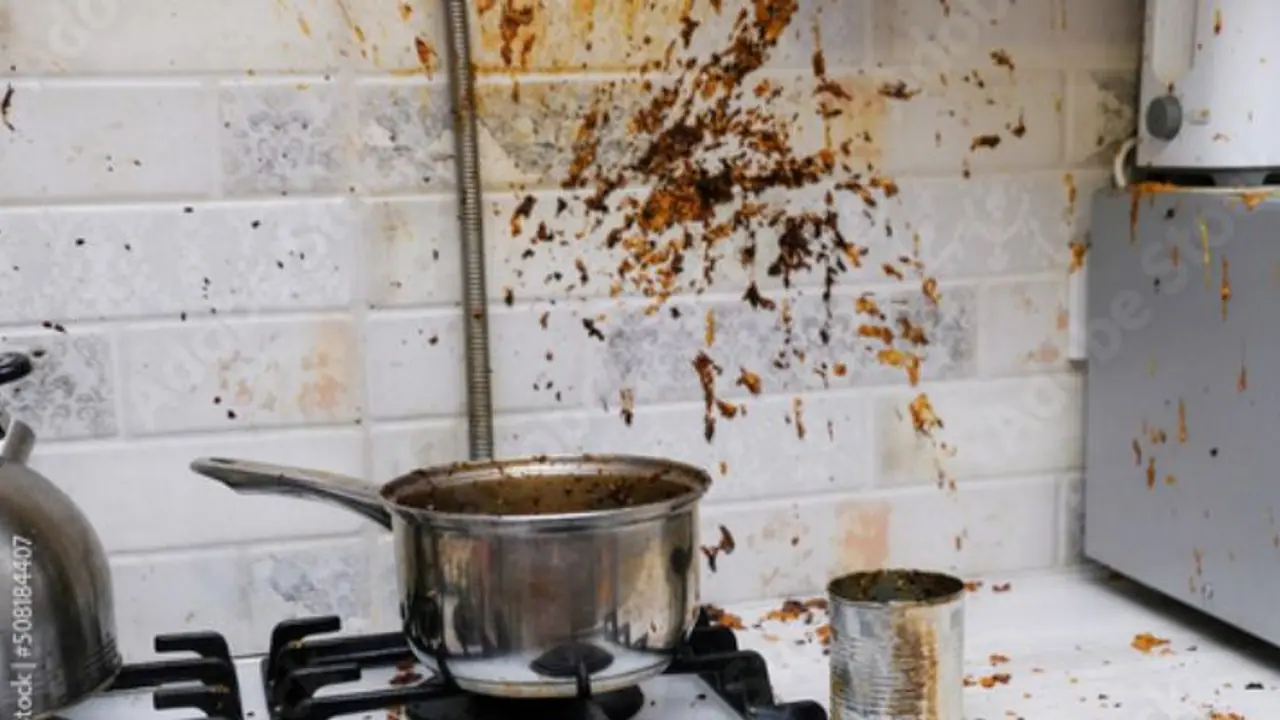 3 tips to clean kitchen dirty greasy and sticky tiles 