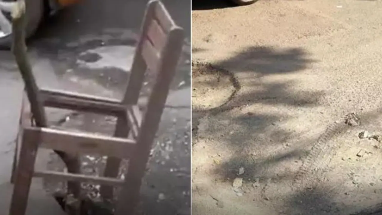 Bengaluru: How 'broken chair' placed on pothole in Koramangala prompted BBMP's immediate action