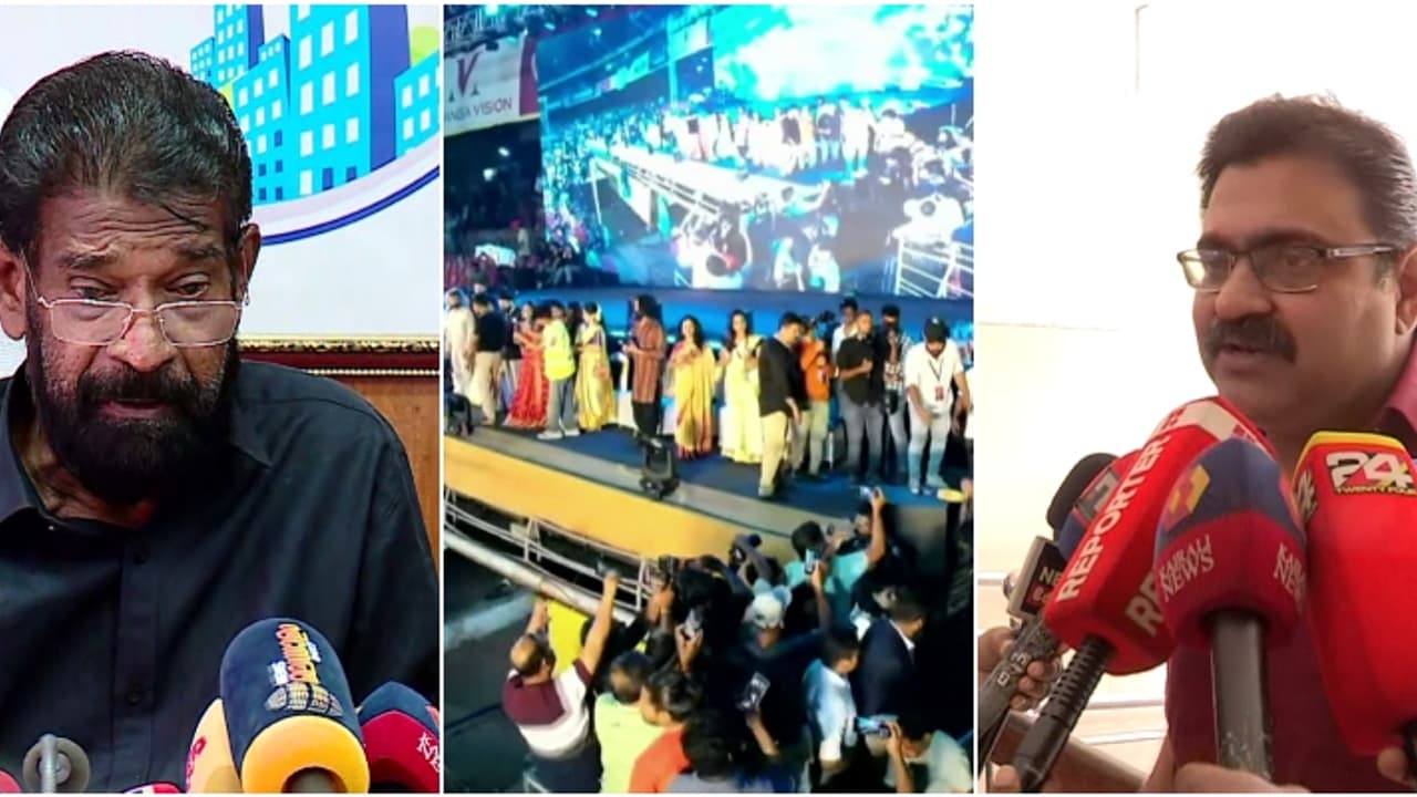 ഉമ തോമസ് അപകടം: സംഘാടനത്തെച്ചൊല്ലി കൊച്ചി മേയറും ജിസിഡിഎ ചെയർമാനും തമ്മിൽ തർക്കം, സംഘാടനത്തിൽ പിഴവെന്ന് മേയർ ഉമ തോമസ് അപകടം: സംഘാടനത്തെച്ചൊല്ലി കൊച്ചി മേയറും ജിസിഡിഎ ചെയർമാനും തമ്മിൽ തർക്കം, സംഘാടനത്തിൽ പിഴവെന്ന് മേയർ