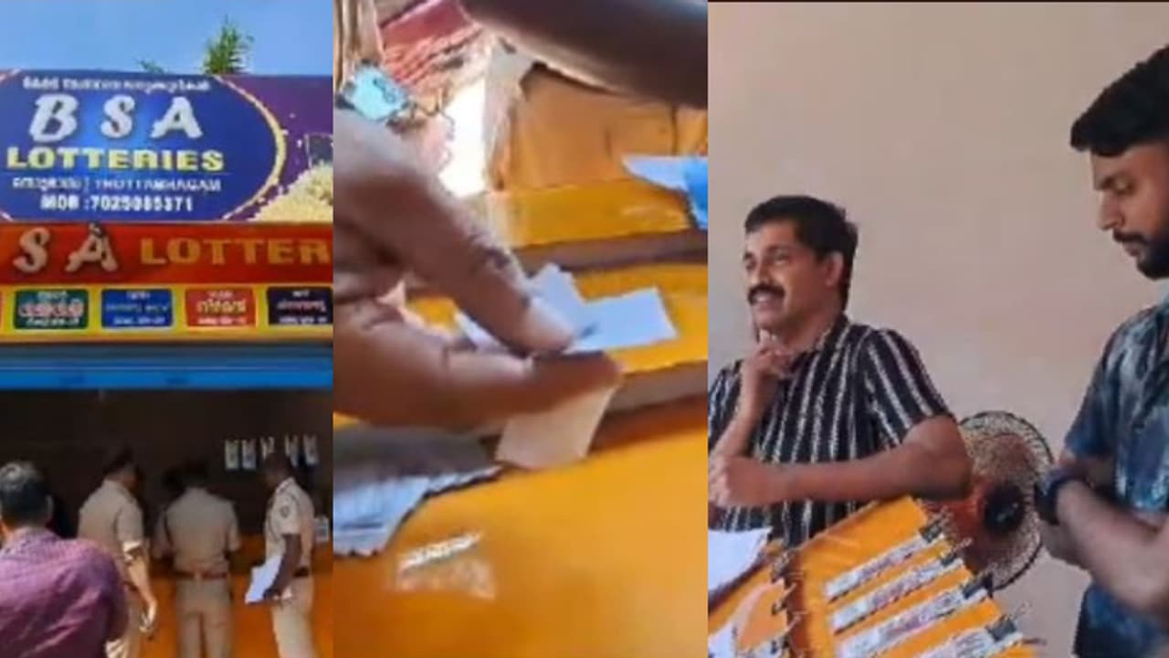തിരുവല്ലയിലെ ലോട്ടറിക്കട, ഇടപാട് വാട്ട്സ്ആപ്പിൽ, സമാന്തരമായി നടന്നത് 3 അക്ക ലോട്ടറി തട്ടിപ്പ്; കയ്യോടെ പൊക്കി