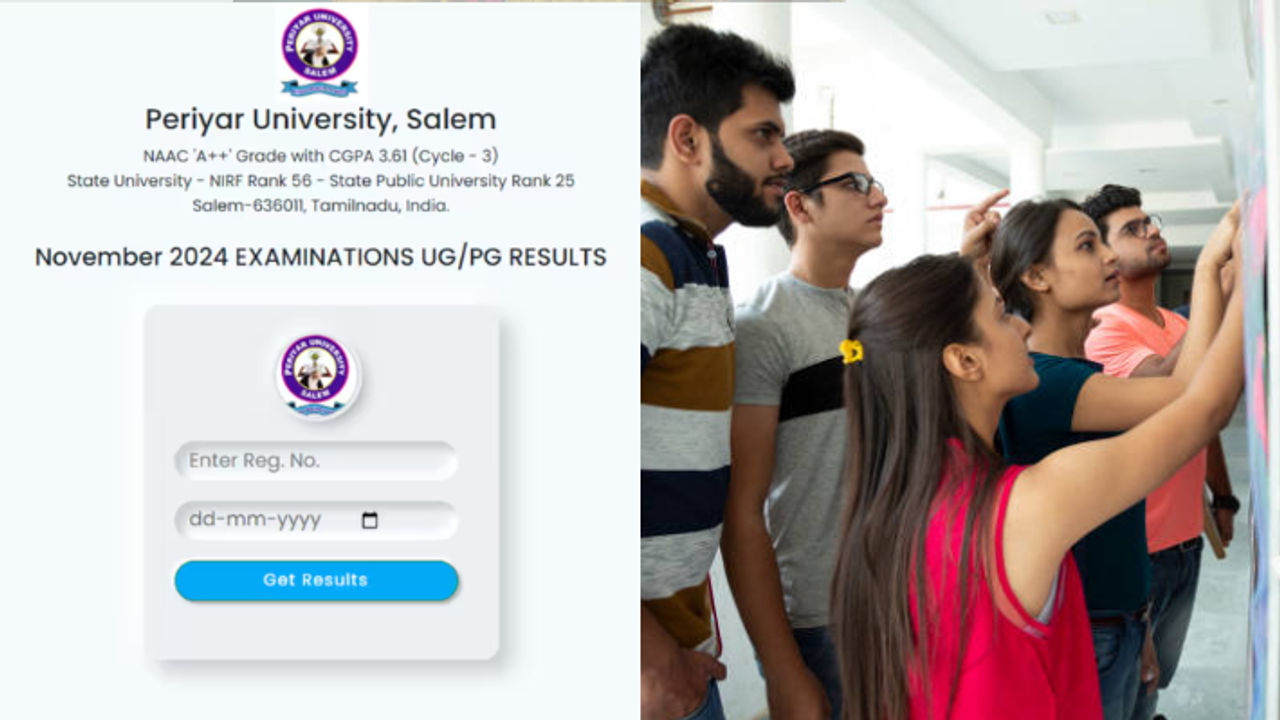 பெரியார் பல்கலைக்கழகம் நவம்பர் 2024 தேர்வு முடிவுகள் வெளியீடு; காண்பது எப்படி?