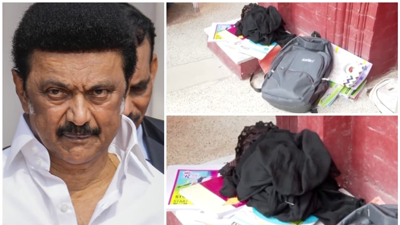 കറുത്ത ഷാളും ബാഗും കുടകളും വേണ്ട, എം.കെ. സ്റ്റാലിൻ പങ്കെടുത്ത പരിപാടിയിൽ കറുപ്പിന് വിലക്ക് കറുത്ത ഷാളും ബാഗും കുടകളും വേണ്ട, എം.കെ. സ്റ്റാലിൻ പങ്കെടുത്ത പരിപാടിയിൽ കറുപ്പിന് വിലക്ക്