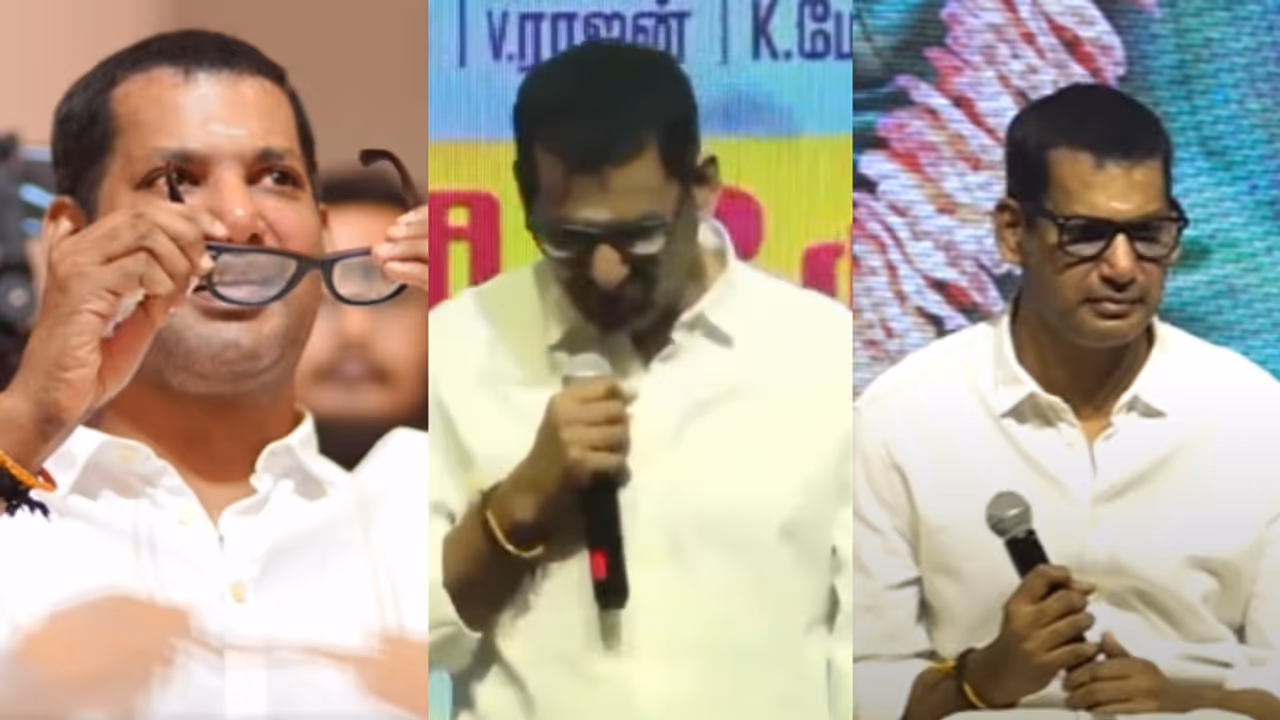 അവശത, കൈവിറയ്ക്കുന്നു, സംസാരിക്കാനും വയ്യ; വിശാലിന്റെ വീഡിയോ വൈറൽ, ആശങ്കയിൽ ആരാധകർ, കാരണം അവശത, കൈവിറയ്ക്കുന്നു, സംസാരിക്കാനും വയ്യ; വിശാലിന്റെ വീഡിയോ വൈറൽ, ആശങ്കയിൽ ആരാധകർ, കാരണം