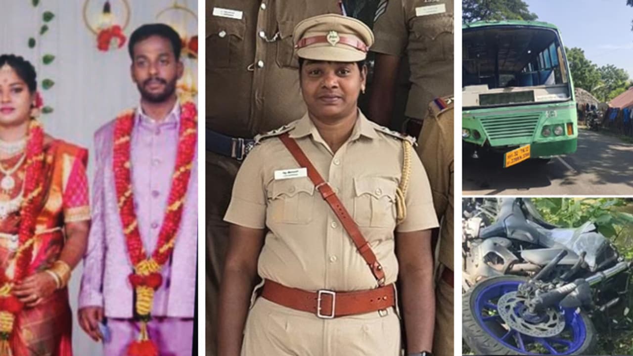 எமன் ரூபத்தில் வந்த அரசு பேருந்து! கண்ணிமைக்கும் நேரத்தில் புதுமண தம்பதி பலி! நடந்தது என்ன? எமன் ரூபத்தில் வந்த அரசு பேருந்து! கண்ணிமைக்கும் நேரத்தில் புதுமண தம்பதி பலி! நடந்தது என்ன?