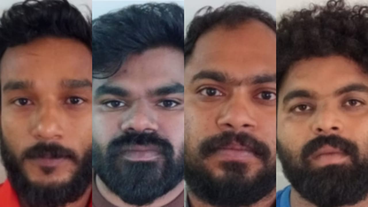 ഗർഫിൽ നിന്നെത്തിയ യുവാവിനെ തട്ടിക്കൊണ്ട് പോയി മർദ്ദനം, ഗുരുവായൂരിലെ ലോഡ്ജിൽ നിന്നും 4 പ്രതികൾ പിടിയിൽ