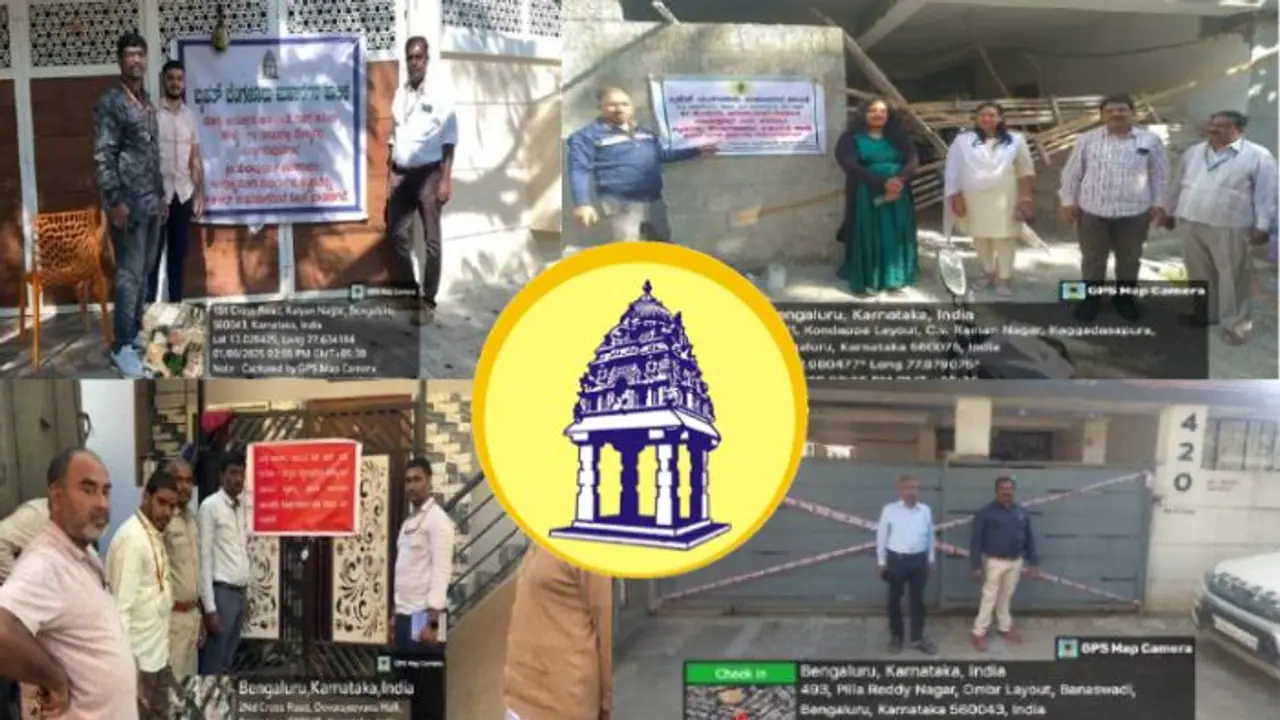 ಬೆಂಗಳೂರು ಆಸ್ತಿ ತೆರಿಗೆ ಬಾಕಿ ಉಳಿಸಿಕೊಂಡವರ ಕಟ್ಟಡಗಳಿಗೆ ಬೀಗ ಜಡಿದು ಹೋದ ಬಿಬಿಎಂಪಿ!