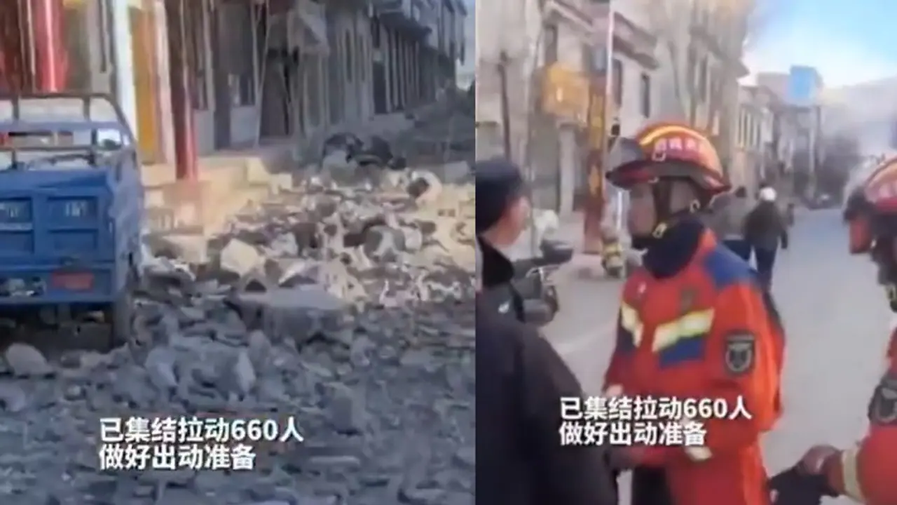 Powerful earthquake strikes Tibet: Death toll rises to 53, over 60 injured; several buildings collapsed| WATCH