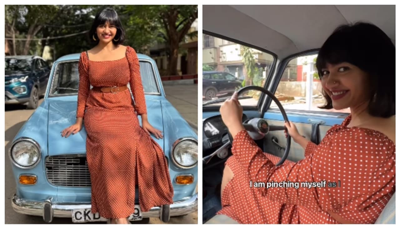 'കുട്ടിക്കാലത്തെ സ്വപ്നം, ഒടുവിൽ യാഥാർത്ഥ്യമായി'; പ്രീമിയർ പത്മിനി സ്വന്തമാക്കിയതിനെ കുറിച്ച് യുവതി, വീഡിയോ 'കുട്ടിക്കാലത്തെ സ്വപ്നം, ഒടുവിൽ യാഥാർത്ഥ്യമായി'; പ്രീമിയർ പത്മിനി സ്വന്തമാക്കിയതിനെ കുറിച്ച് യുവതി, വീഡിയോ