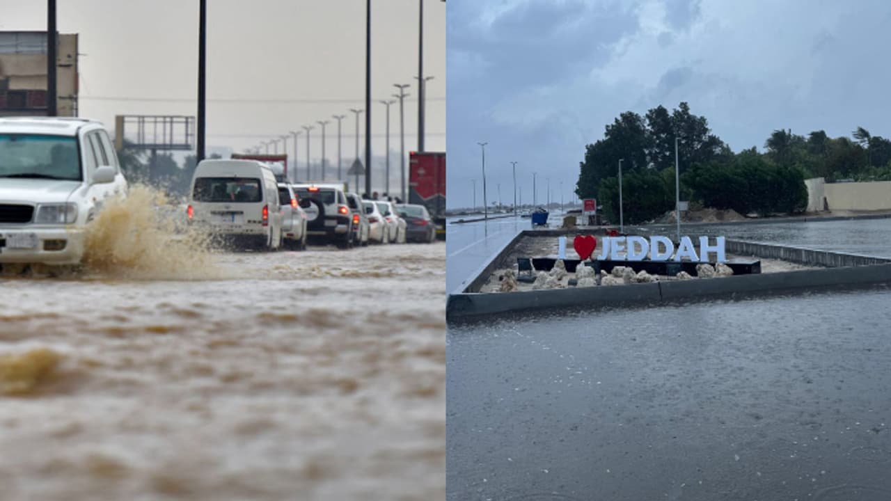 തുള്ളിക്കൊരു കുടം പോലെ തിമിർത്ത് പെയ്ത് മഴ; കൊടും ശൈത്യത്തിന്റെ പിടിയിൽ സൗദി അറേബ്യ തുള്ളിക്കൊരു കുടം പോലെ തിമിർത്ത് പെയ്ത് മഴ; കൊടും ശൈത്യത്തിന്റെ പിടിയിൽ സൗദി അറേബ്യ
