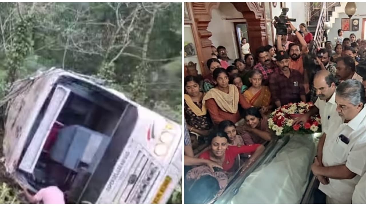 പുല്ലുപാറയിലെ കെഎസ്ആർടിസി ബസ് അപകടം; മരിച്ചവർക്ക് വേദനയോടെ യാത്രാമൊഴി നല്‍കി ജന്മനാട് 