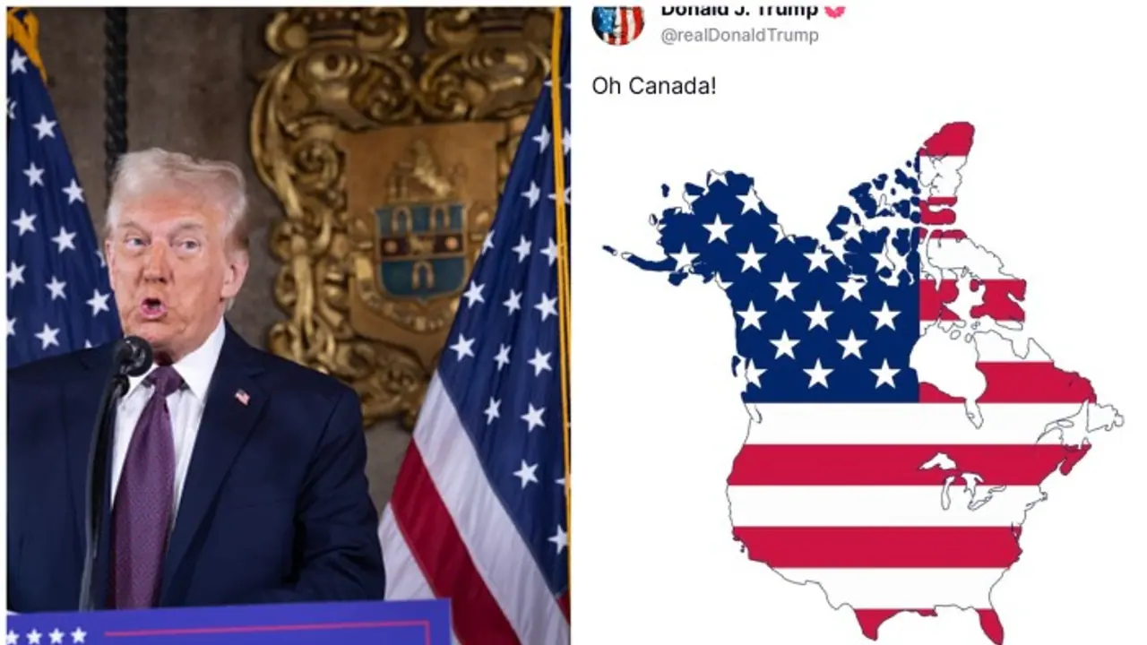 'Oh Canada': Donald Trump shares new map showing Canada as part of US; SEE viral post 'Oh Canada': Donald Trump shares new map showing Canada as part of US; SEE viral post