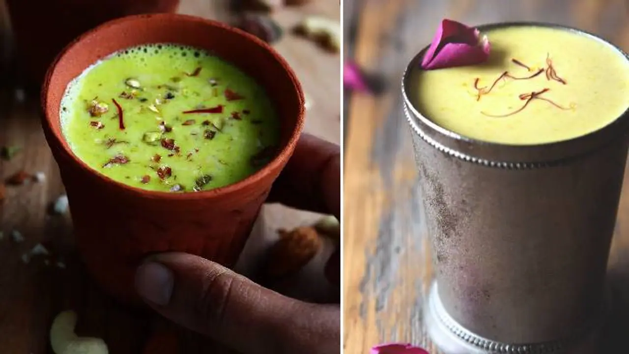 delicious masala milk in winter