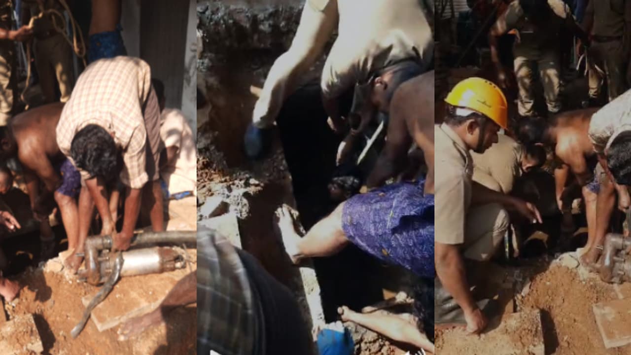 സെപ്റ്റിക് ടാങ്ക് ശുചിയാക്കുമ്പോൾ സ്ലാബ് കാലിൽ വീണു, കഴുത്തോളം മാലിന്യത്തിൽ അകപ്പെട്ടു; രക്ഷിച്ചത് സാഹസികമായി സെപ്റ്റിക് ടാങ്ക് ശുചിയാക്കുമ്പോൾ സ്ലാബ് കാലിൽ വീണു, കഴുത്തോളം മാലിന്യത്തിൽ അകപ്പെട്ടു; രക്ഷിച്ചത് സാഹസികമായി