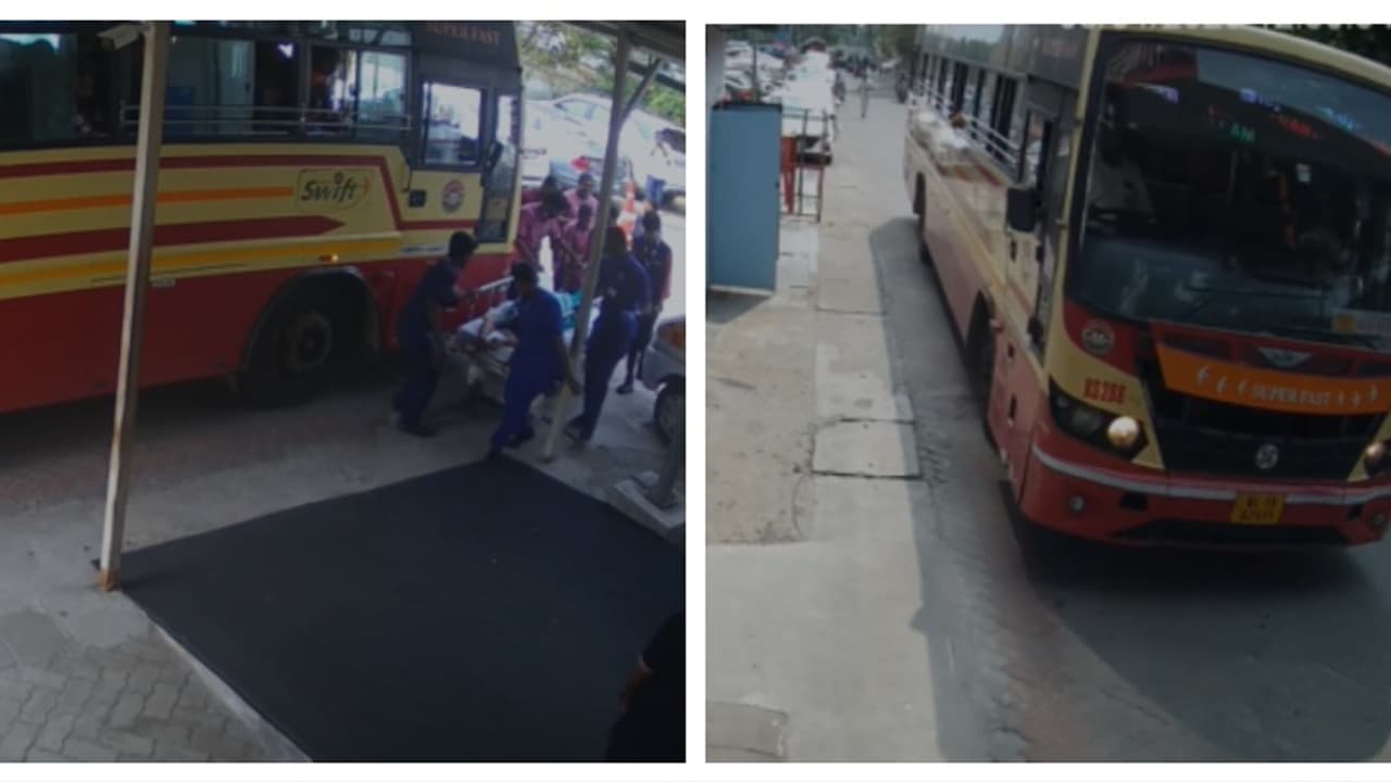 ഒന്നുമാലോചിച്ചില്ല, ഒട്ടും സമയവും കളഞ്ഞില്ല; റൂട്ട് മാറി ആശുപത്രിയിലേക്ക് കെഎസ്ആർടിസി, 60കാരിക്ക് പുതുജീവന് ഒന്നുമാലോചിച്ചില്ല, ഒട്ടും സമയവും കളഞ്ഞില്ല; റൂട്ട് മാറി ആശുപത്രിയിലേക്ക് കെഎസ്ആർടിസി, 60കാരിക്ക് പുതുജീവന്