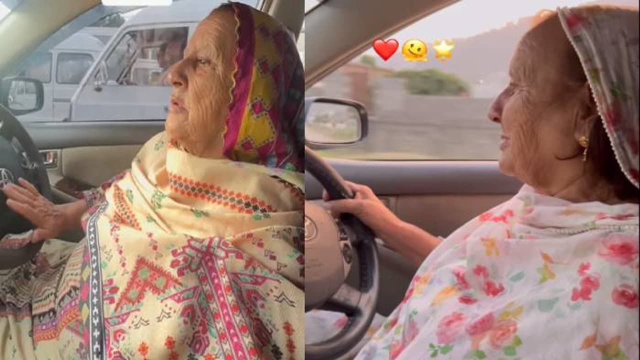 വീഡിയോ കണ്ടവർ കണ്ടവർ പറയുന്നു 'ഈ ഉമ്മ പൊളിയാണ്', ഇങ്ങനെ വേണം; കാർ ഡ്രൈവിം​​ഗ് കണ്ടാൽ കയ്യടിച്ചുപോകും 