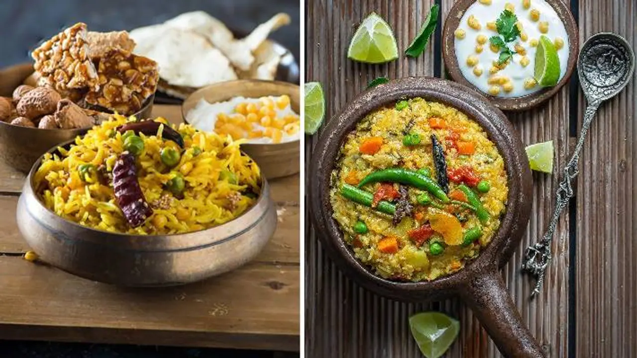 Khichdi Thali on Makar Sankranti 2025