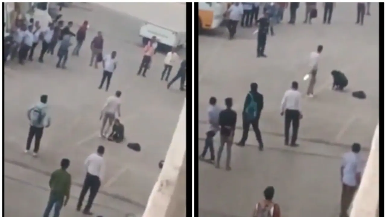 Pune SHOCKER! Man stabs woman colleague to death with machete in office parking lot; crowd watches (WATCH) Pune SHOCKER! Man stabs woman colleague to death with machete in office parking lot; crowd watches (WATCH)