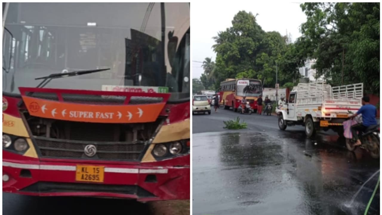 പള്ളിയിലേക്ക് പോകാൻ റോഡ് മുറിച്ചു കടക്കവേ കെഎസ്ആർടിസി സ്വിഫ്റ്റ് ഇടിച്ചു, 2 സ്ത്രീകൾക്ക് ദാരുണാന്ത്യം പള്ളിയിലേക്ക് പോകാൻ റോഡ് മുറിച്ചു കടക്കവേ കെഎസ്ആർടിസി സ്വിഫ്റ്റ് ഇടിച്ചു, 2 സ്ത്രീകൾക്ക് ദാരുണാന്ത്യം