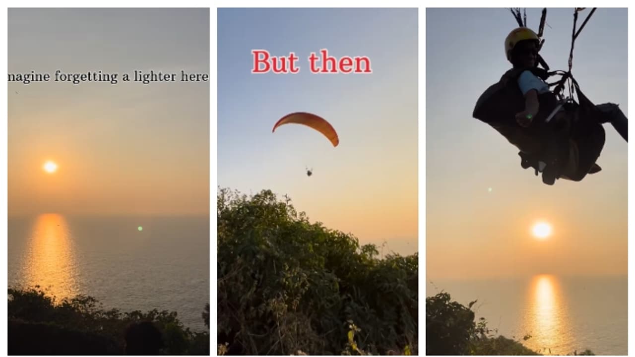 'ഡേയ്, ഒരു ലൈറ്റർ തന്നിട്ട് പോടേയ്...' ചോദിച്ചത് ആകാശത്തൂടെ പറന്ന് പോകുന്ന പാരാഗ്ലൈഡറോട്; പിന്നീട് സംഭവിച്ചത് 